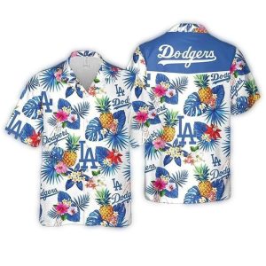 Los Angeles Dodgers Pineapple Paradise Hawaiian Shirt for Fans