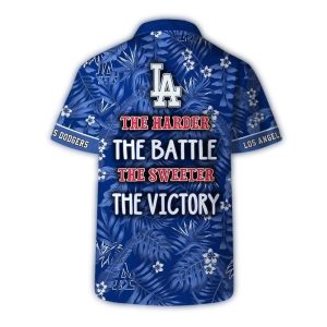 Los Angeles Dodgers Victory Hawaiian Shirt - Tropical Style Tee