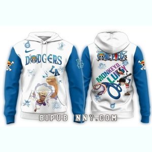 Los Angeles Dodgers x One Piece 2025 All Over Print Hoodie for Fans