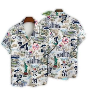 New York Yankees Hawaiian Shirt - Big Apple Adventure Style