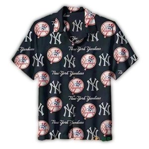 New York Yankees Classic Emblem Hawaiian Shirt For Ultimate Fan Style