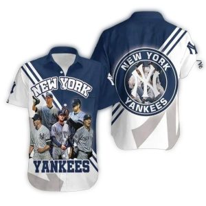 New York Yankees Hall Of Fame Hawaiian Shirt - Stylish Fan Apparel