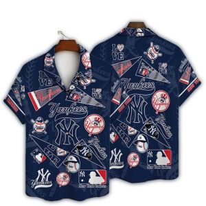 New York Yankees Mlb Hawaiian Shirt - Stylish Summer Casual Wear