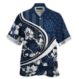 Personalized New York Yankees Usa Flag Hawaiian Shirt For Men & Women