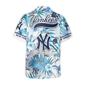 Vintage New York Yankees Floral Hawaiian Shirt For Men And Women