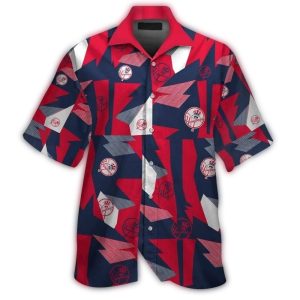 Vintage New York Yankees Hawaiian Shirt For Casual Summer Style