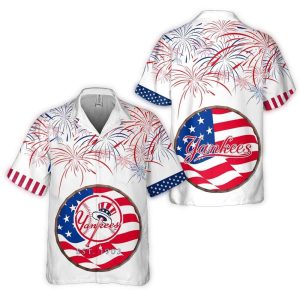 New York Yankees Stars & Stripes Hawaiian Shirt - Celebrate In Style!