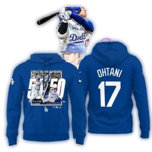 Shohei Ohtani Los Angeles Dodgers All Over Print Hoodie - #17 Design