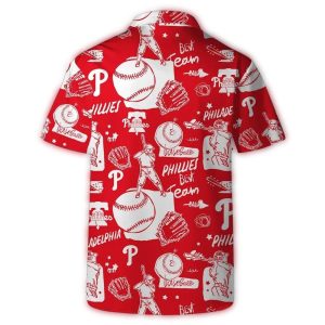 Philadelphia Phillies All-Star Doodle Hawaiian Shirt for Fans