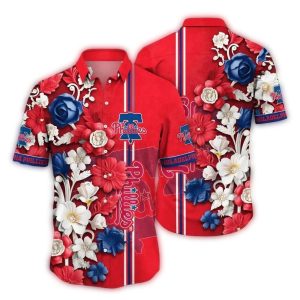 Philadelphia Phillies Stars & Fireworks Hawaiian Shirt for Fans