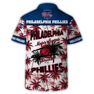 Philadelphia Phillies Flamingo Print Hawaiian Shirt - Tropical Style