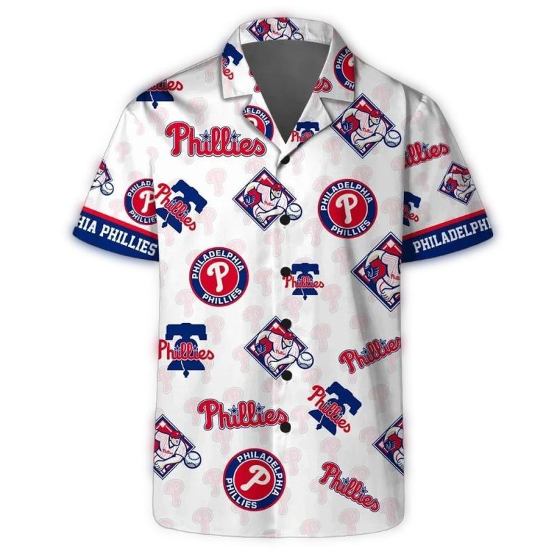 Custom Philadelphia Phillies Mascot Hawaiian Shirt for Fans - Image 2