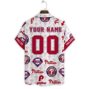 Custom Philadelphia Phillies Logo Hawaiian Shirt for Fans