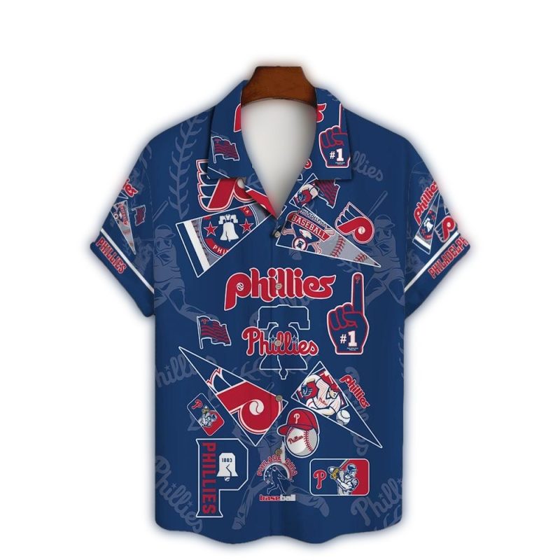 Philadelphia Phillies Hawaiian Shirt for Ultimate Fan Spirit - Image 2
