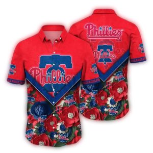 Philadelphia Phillies Garden Glory Floral Hawaiian Shirt for Fans