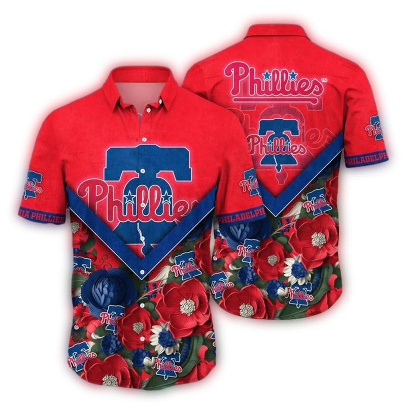 Philadelphia Phillies Garden Glory Floral Hawaiian Shirt for Fans