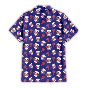 Philadelphia Phillies Iconic Logo Tropical Hawaiian Shirt for Fans