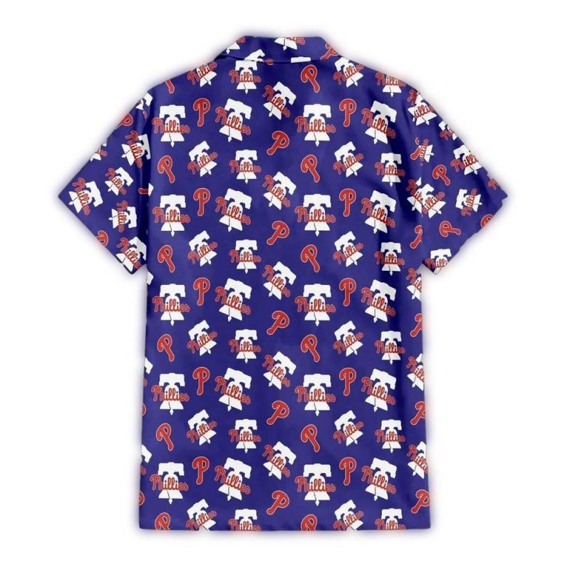 Philadelphia Phillies Iconic Logo Tropical Hawaiian Shirt for Fans