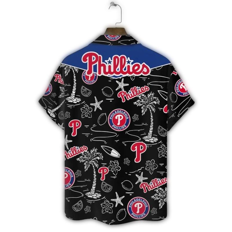 Philadelphia Phillies Hawaiian Shirt - Island Nights Tropical Design