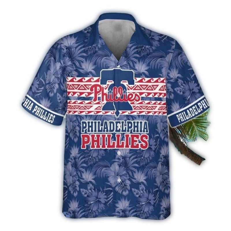 Philadelphia Phillies MLB Hawaiian Shirt for Men - Tropical Team Apparel - Image 2