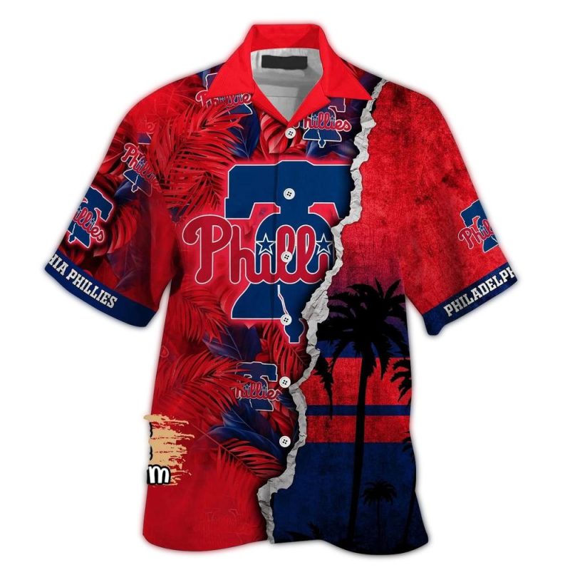 Custom Philadelphia Phillies Coconut Hawaiian Shirt for Fans - Image 3