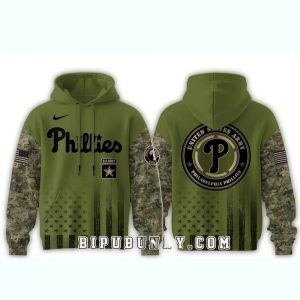 Philadelphia Phillies Camouflage All Over Print Hoodie for Fans