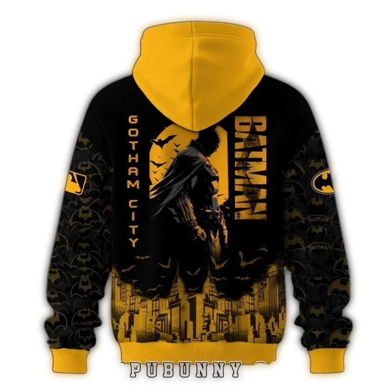 Philadelphia Phillies Batman All Over Print Hoodie for Fans - Image 2