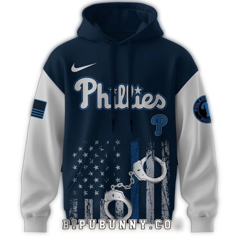 Philadelphia Phillies Law Enforcement Graphic Hoodie for Fans