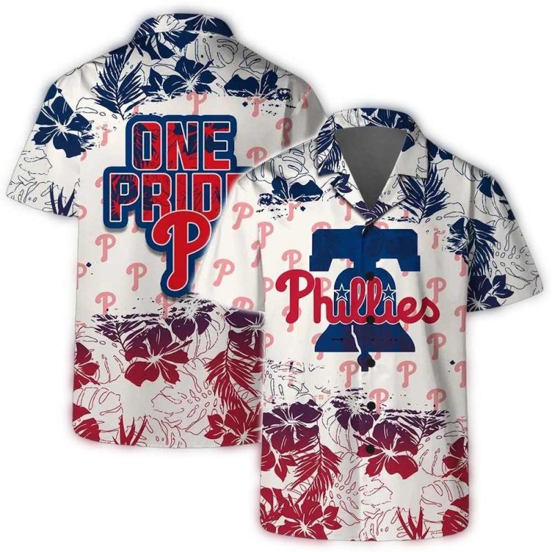 Philadelphia Phillies Hawaiian Shirt - One Pride Design for Fans - Image 3