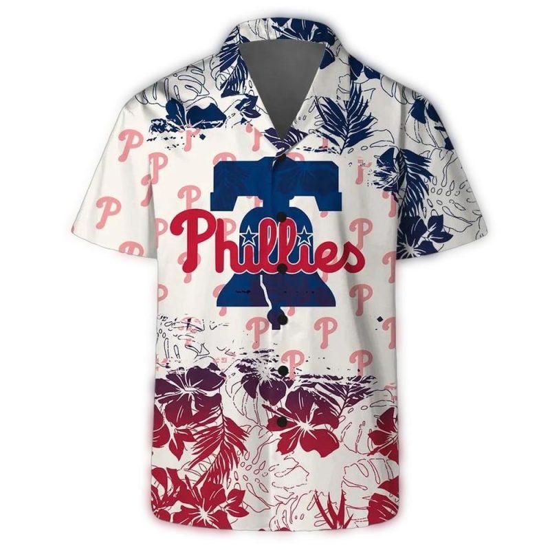 Philadelphia Phillies Hawaiian Shirt - One Pride Design for Fans - Image 2