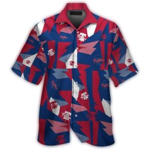 Vintage Philadelphia Phillies Hawaiian Shirt for Baseball Fans