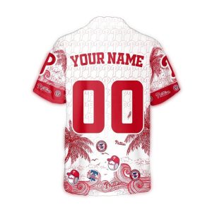 Custom Philadelphia Phillies Tropical Logo Hawaiian Shirt for Fans