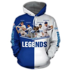 Los Angeles Dodgers Signature All Over Print Hoodie for Fans