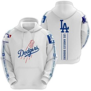 Los Angeles Dodgers All-Over Print Hoodie – Perfect for Fans!