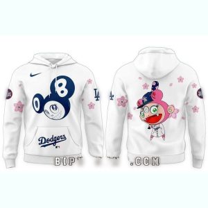Takashi Murakami Dodgers All Over Print Hoodie - Tokyo Series 2025 Design